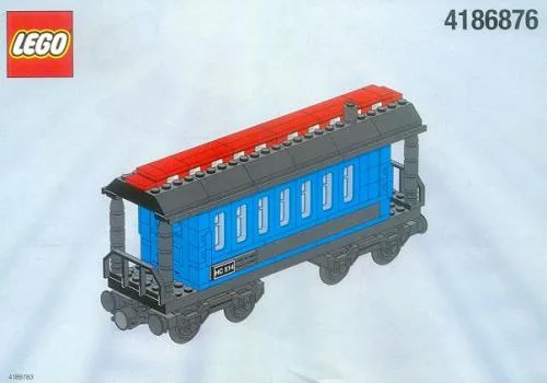 LEGO 4186876 Wagon de passagers bleu (Boîte blanche) - prix | Brick Broker