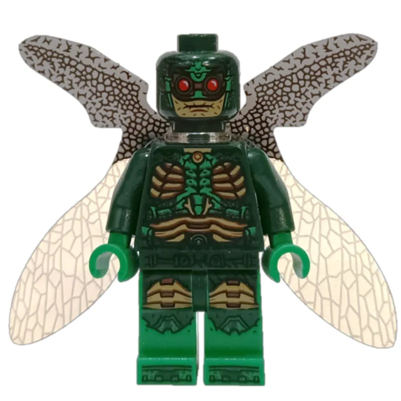Parademon in Dark Green Outfit with Closed Wi… — minifigurine LEGO | Brick Broker