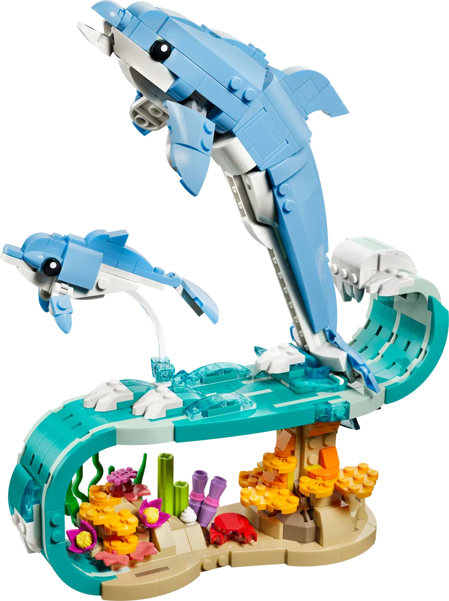 LEGO 31385 Animaux marins : Magnifiques dauphins - prix | Brick Broker