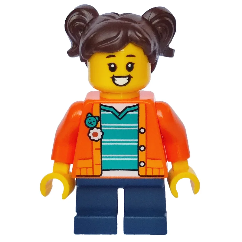 Madison (Maddy), Orange Jacket — dans quels sets LEGO ? (fig-013069) | Brick Broker