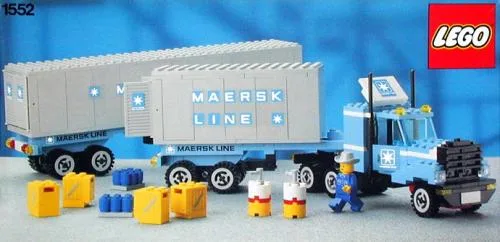 LEGO 1552 Camion conteneur Maersk Line - prix | Brick Broker