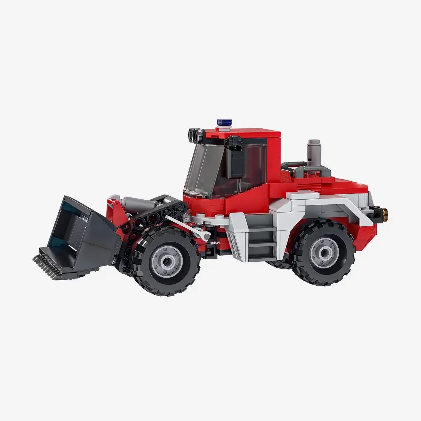 BlueBrixx Chargeuse sur pneus des pompiers (BB-110132) - prix | Brick Broker