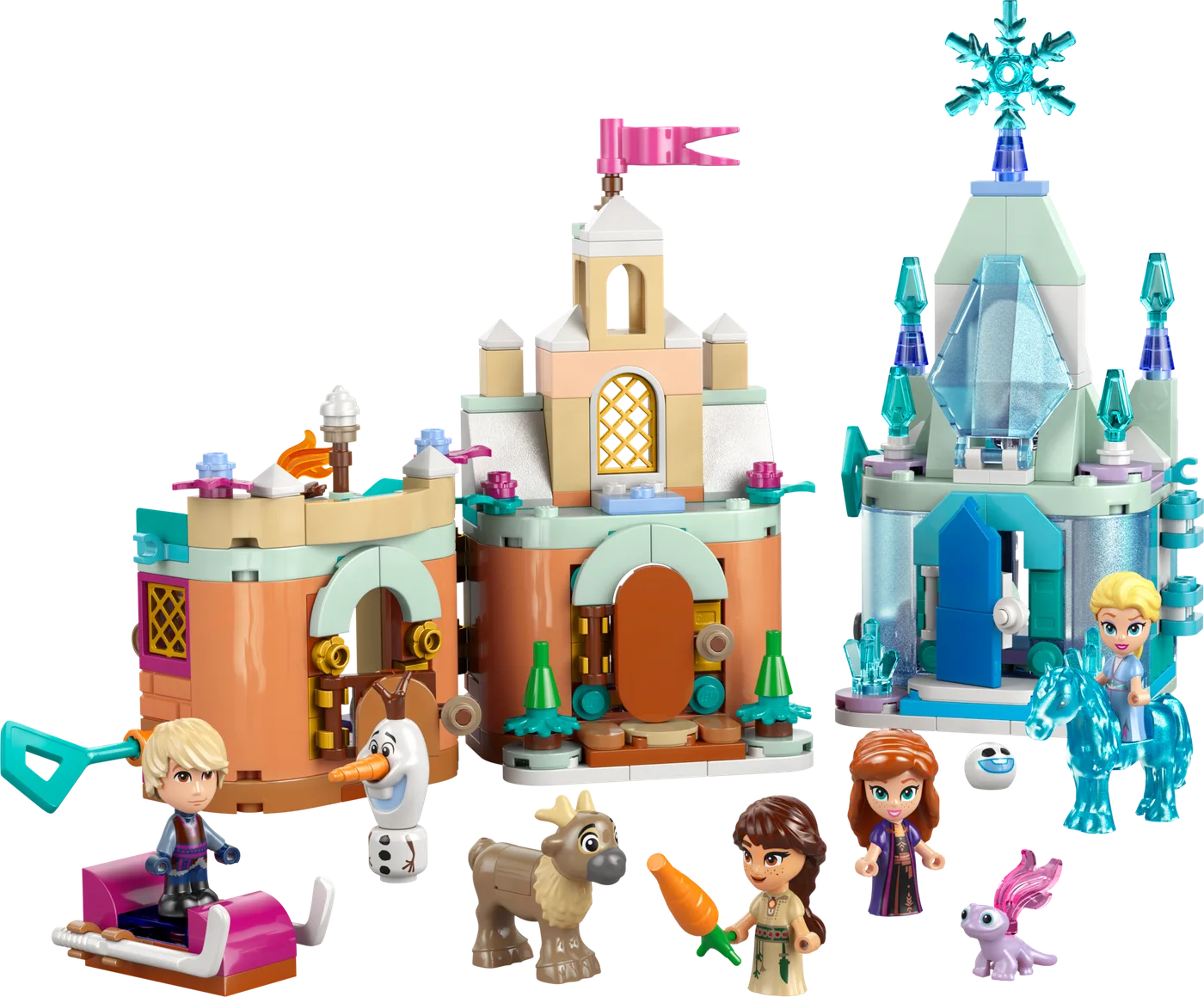 LEGO 43278 Mini Château d'Arendelle & Palais de Glace d'Elsa - prix | Brick Broker