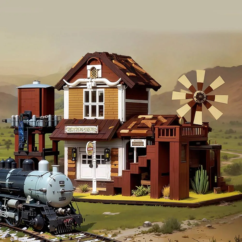 Free Tribe Gare ferroviaire du Far West (FREETRIBE-36001) - prix | Brick Broker