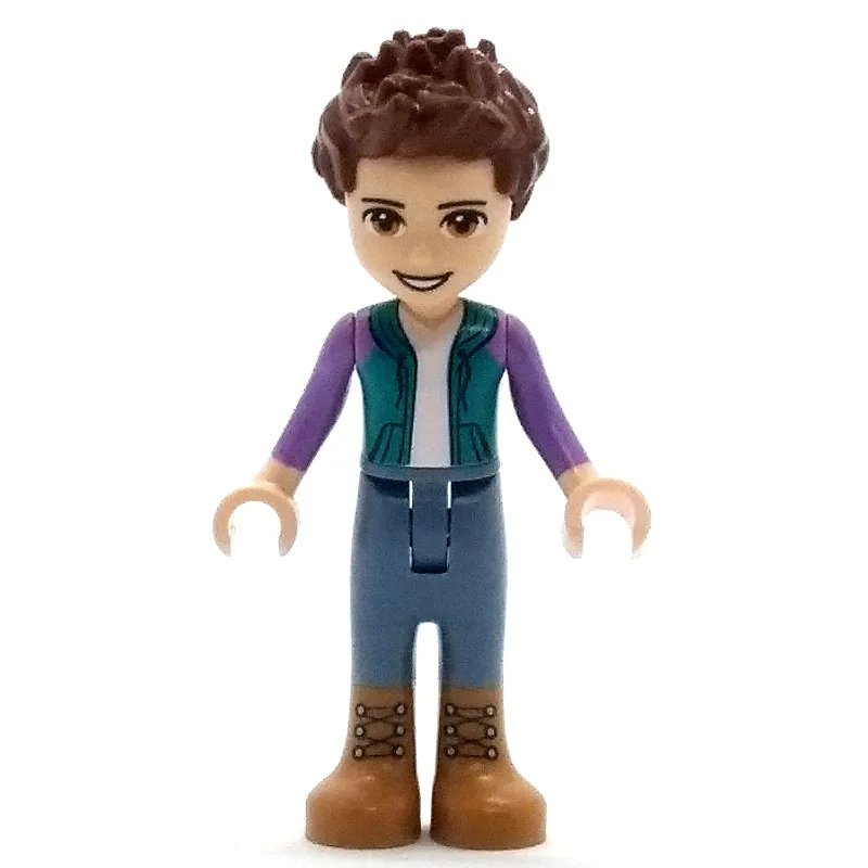 Ethan - Dark Turquoise Shirt, Sand Blue Pants… — minifigurine LEGO | Brick Broker