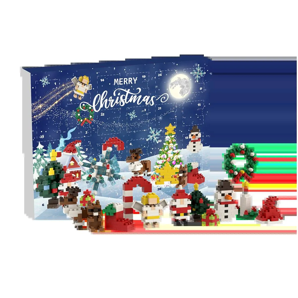 BRIXIES Calendrier de l'Avent Joyeux Noël (BRIXIES-203.010) - prix | Brick Broker