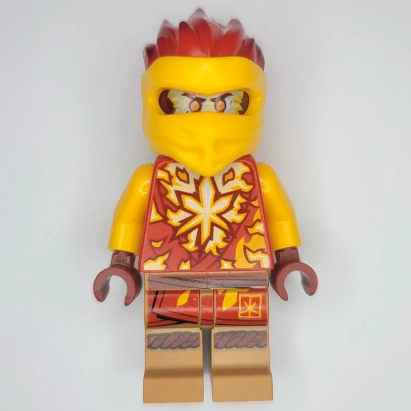 Kai - Spinjitzu Training, Trans-Red Head — minifigurine LEGO | Brick Broker
