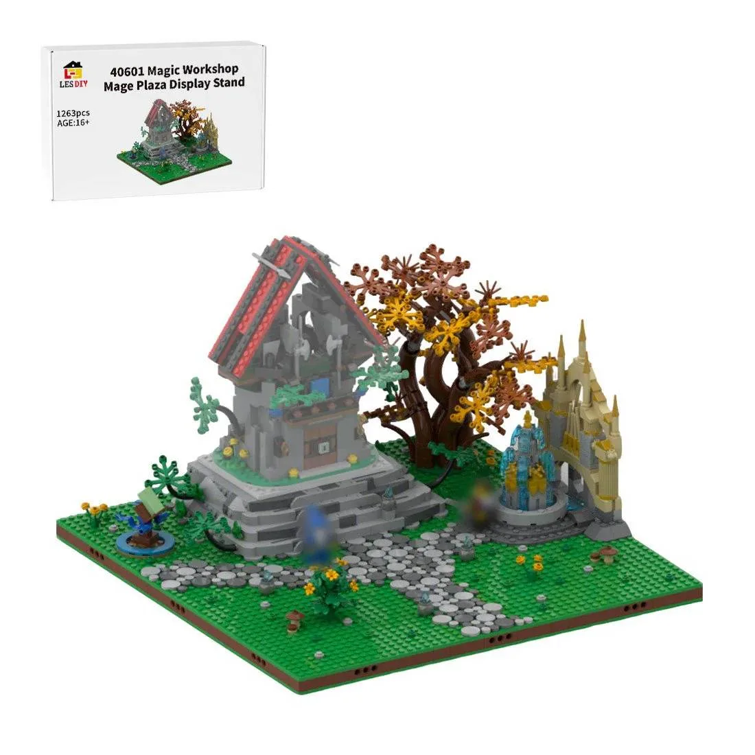 LesDiy Présentoir médiéval pour l'atelier magique de Majisto 40601 (LESDIY-3688235) - prix | Brick Broker