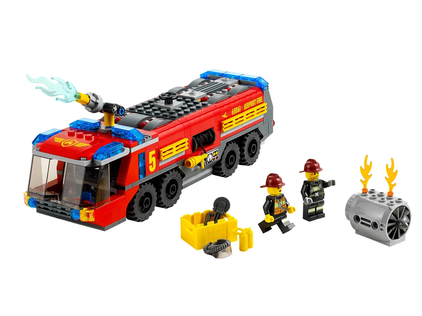 LEGO 60061 Camion de pompiers de l'aéroport - prix | Brick Broker
