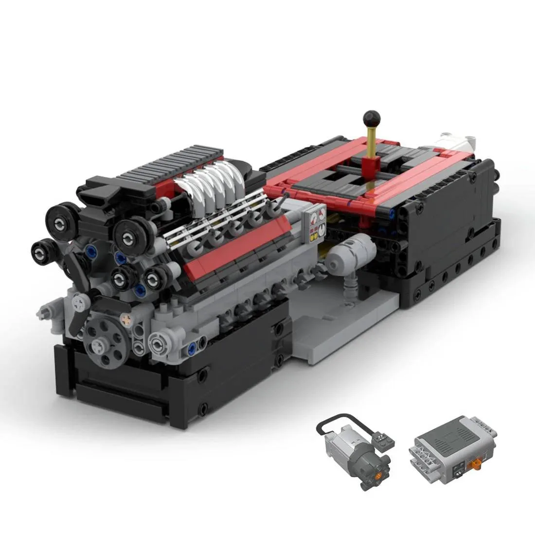 LesDiy Moteur V10 refroidi par air avec boîte de vitesses (LESDIY-3514901) - prix | Brick Broker