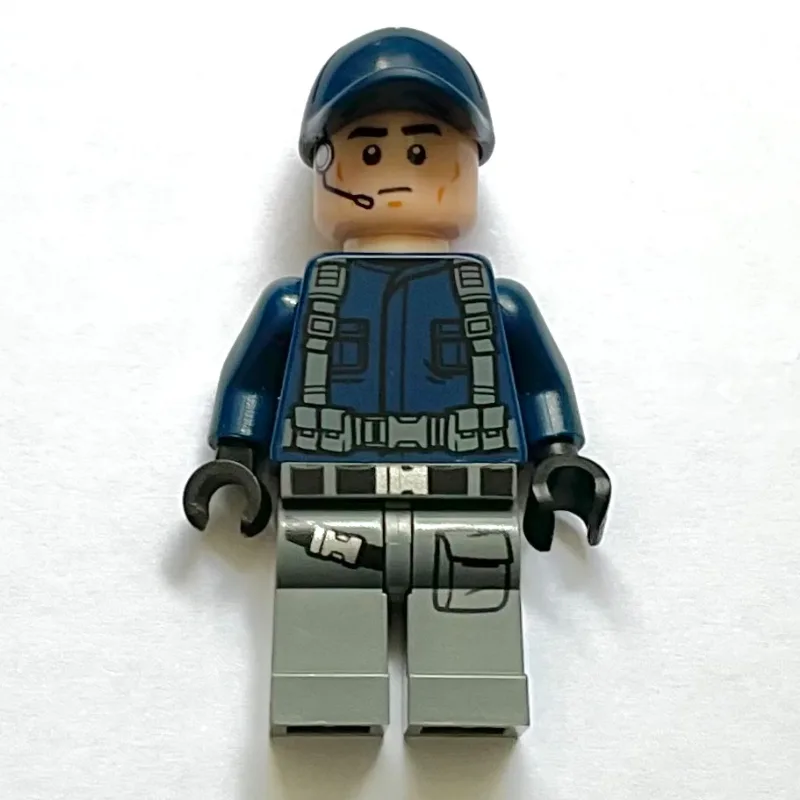 ACU Trooper, Dark Blue Shirt with Straps, Dar… — minifigurine LEGO | Brick Broker