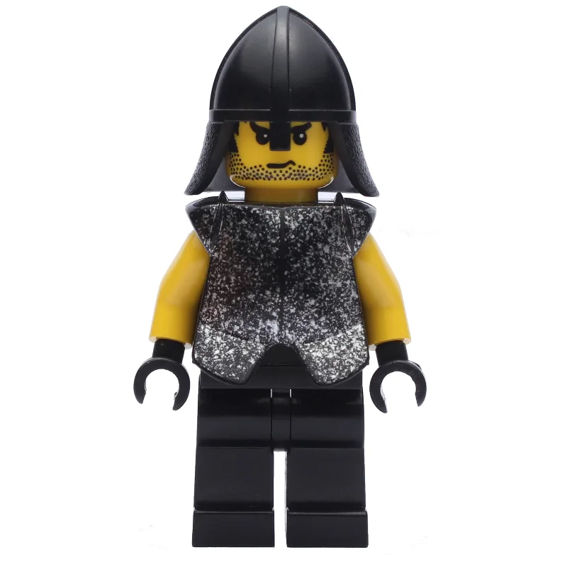 Rouge Knight, Black and Yellow, Black Helmet — minifigurine LEGO | Brick Broker