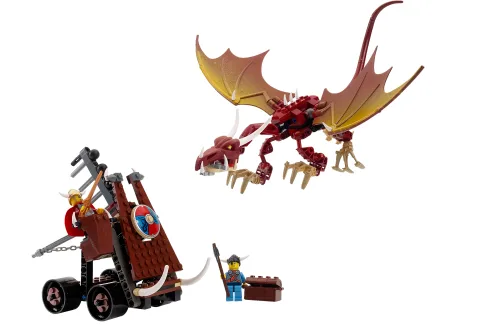 LEGO 7017 Catapulte viking contre le dragon Nidhogg - prix | Brick Broker