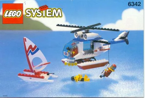 LEGO 6342 Hélicoptère de sauvetage de la plage - prix | Brick Broker