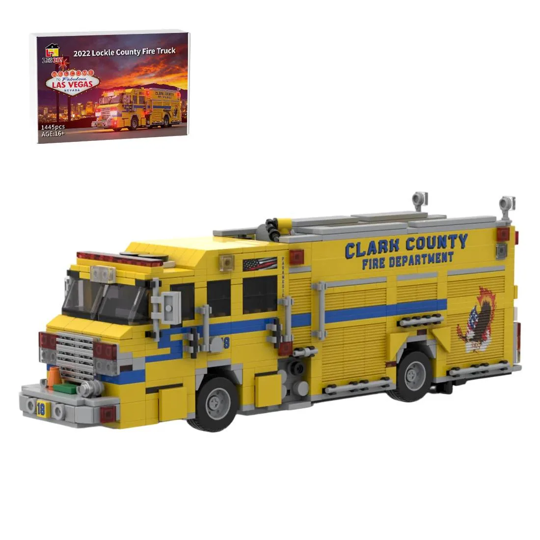 LesDiy Camion de pompiers 2022 Pierce Impel PUC Clark County FD (LESDIY-3726472) - prix | Brick Broker