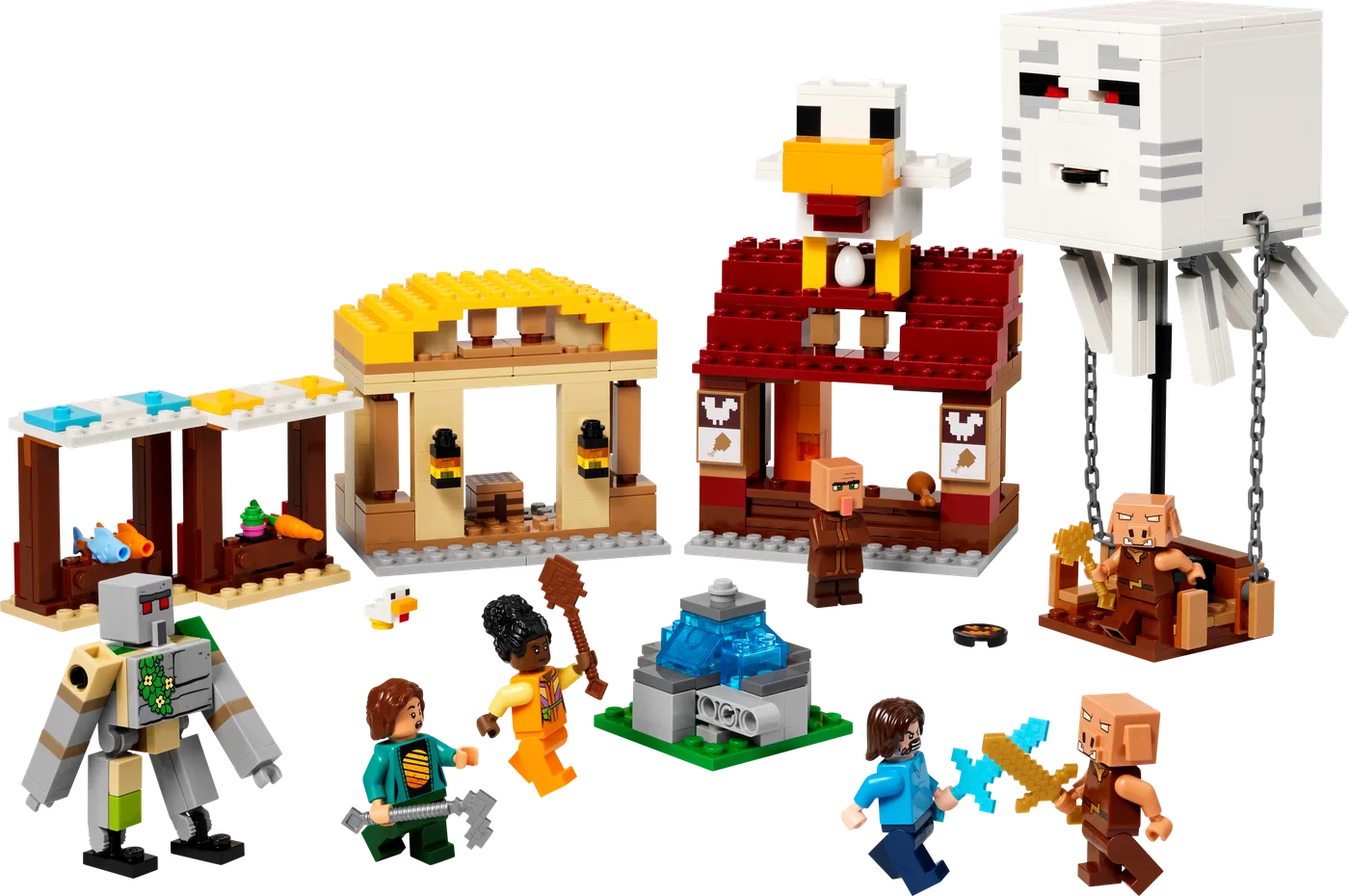 LEGO 21273 L'attaque du village du ballon Ghast - prix | Brick Broker