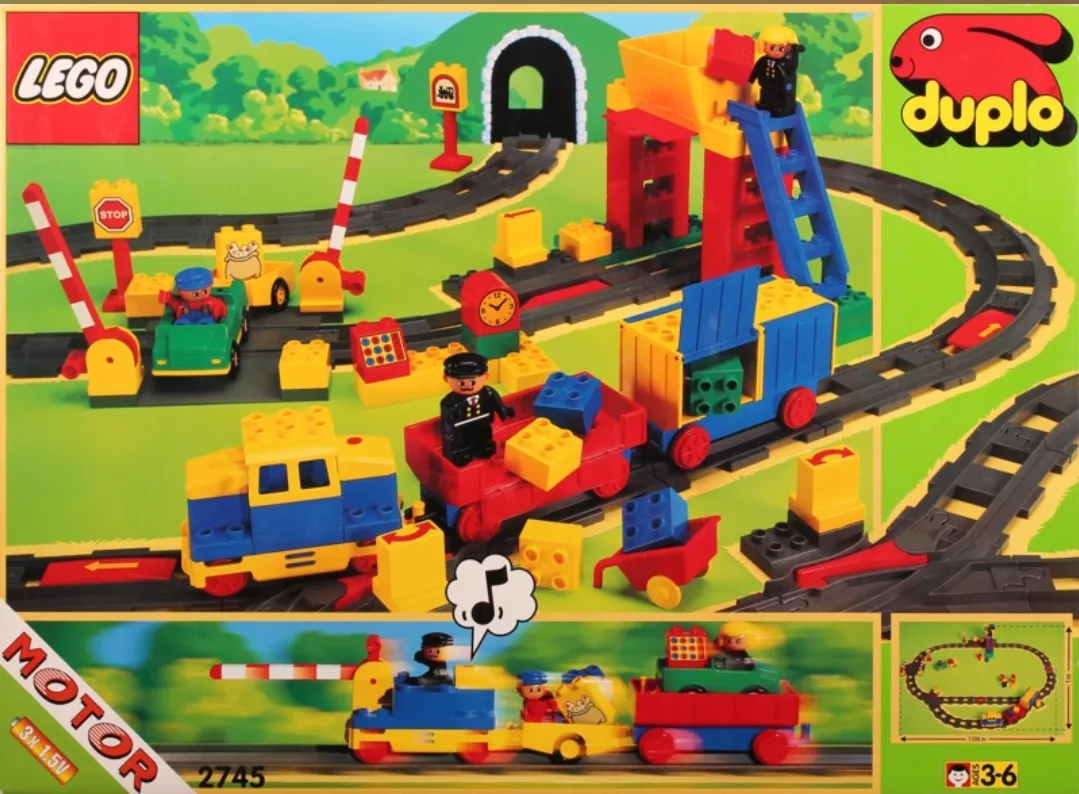 LEGO 2745 Ensemble de train électrique Deluxe - prix | Brick Broker