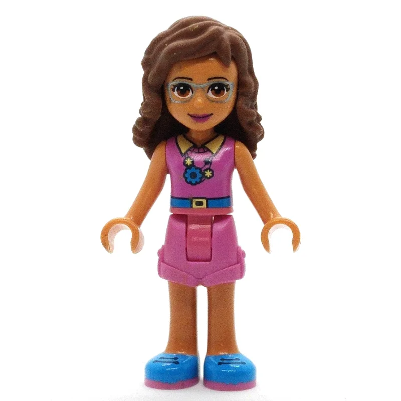 Olivia - Dark Pink Top, Dark Pink Skirt — minifigurine LEGO | Brick Broker