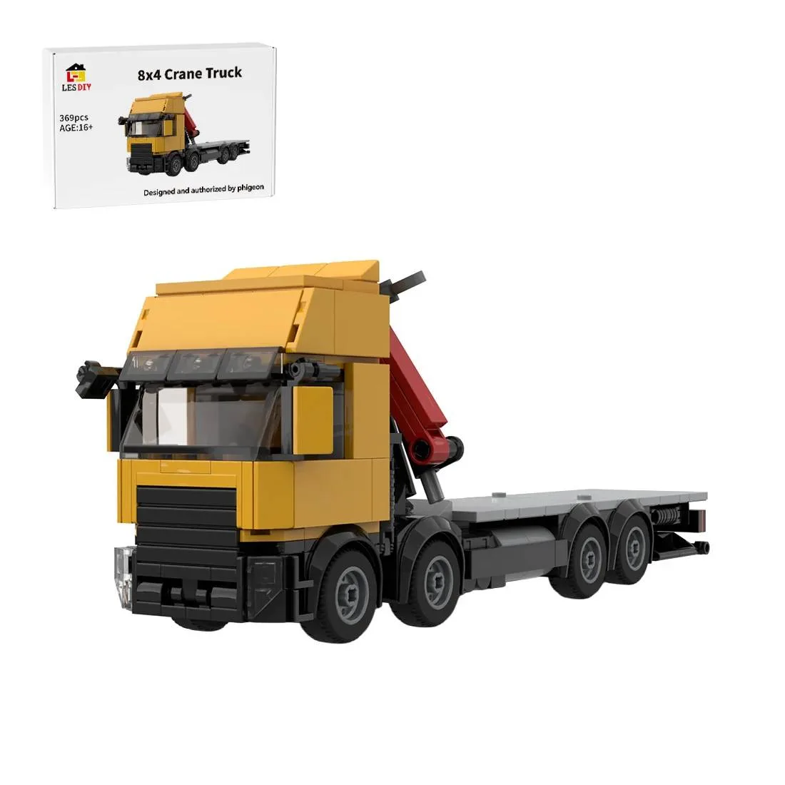 LesDiy Camion grue 8x4 (LESDIY-3745016) - prix | Brick Broker
