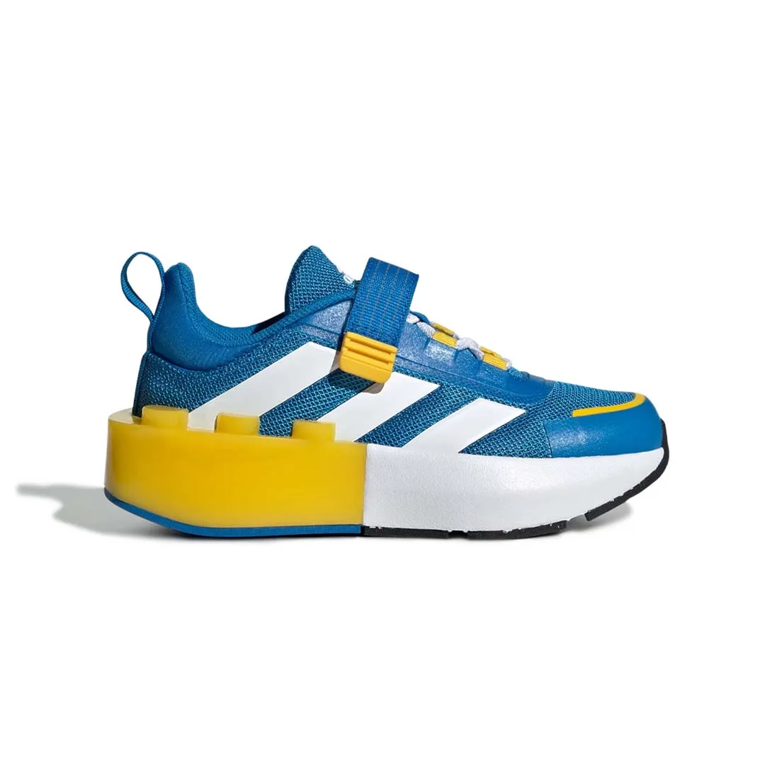 Chaussures pour petits enfants adidas Tech Runner EL x LEGO (Shock Blue Equipment Yellow) (IG2885-1) - prix | Brick Broker