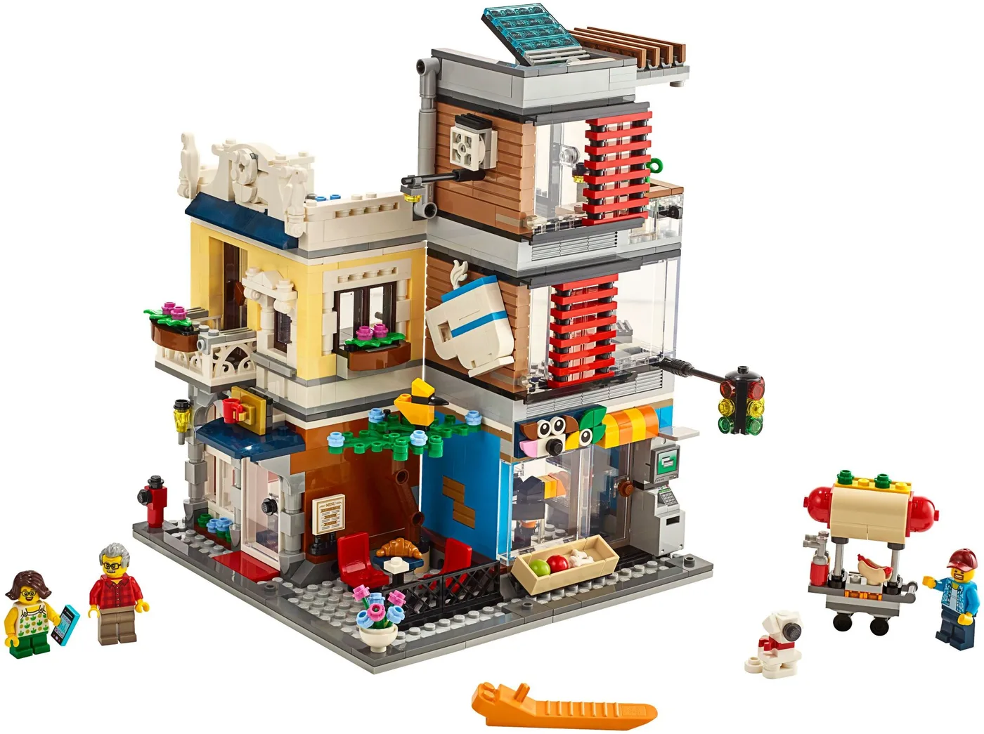 LEGO 31097 Maison de Ville, Animalerie et Café - prix | Brick Broker