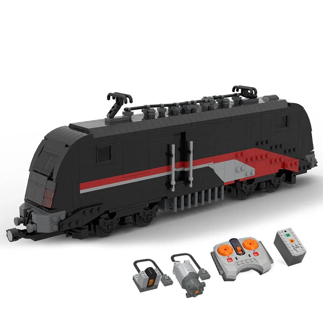 LesDiy Set d'assemblage de locomotive à grande vitesse noire (LESDIY-3551528) - prix | Brick Broker