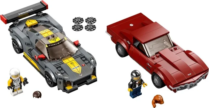 LEGO 76903 Chevrolet Corvette C8.R Race Car et Chevrolet Corvette 1968 - prix | Brick Broker