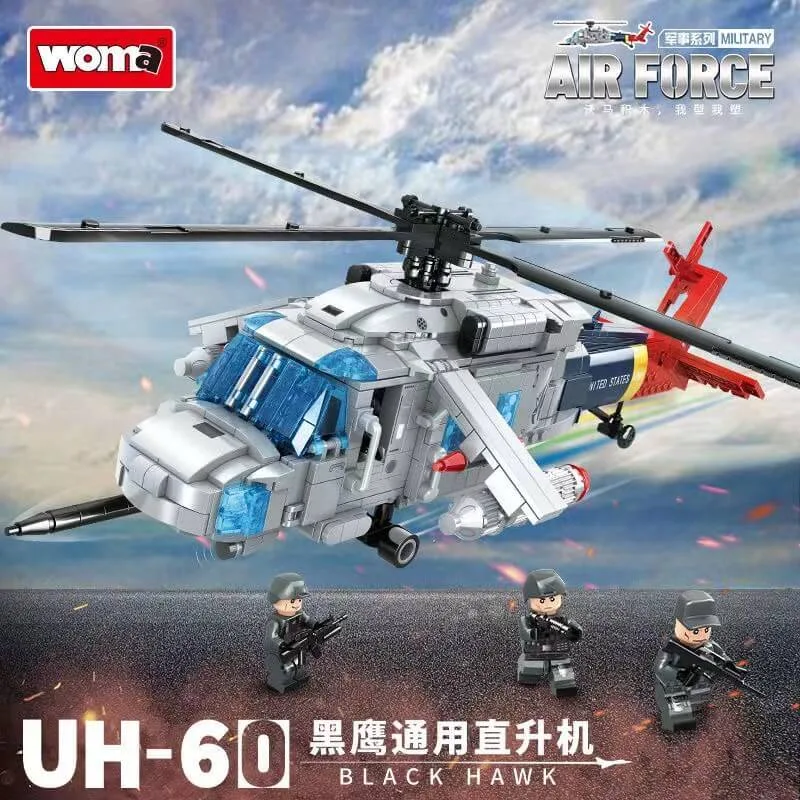 Woma Hélicoptère UH-60 Black Hawk (WOM-C0897) - prix | Brick Broker