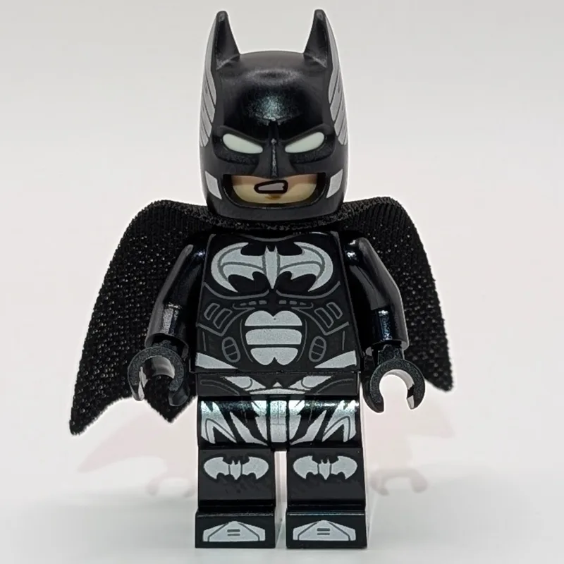 Batman, Black Suit, Black Cape and Cowl, Silv… — minifigurine LEGO | Brick Broker