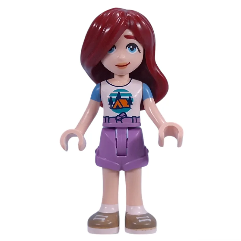 Paisley - Adventure Camp, Medium Lavender Sho… — minifigurine LEGO | Brick Broker