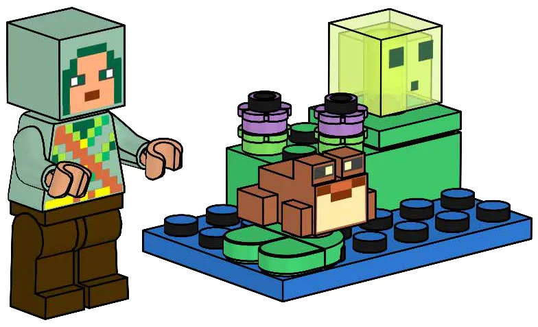 LEGO 662412 Héros avec grenouille et slime - prix | Brick Broker