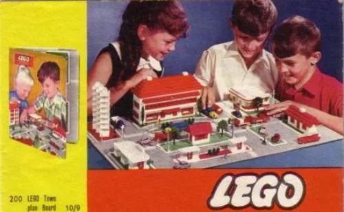 200 Plateau de Plan de Ville LEGO, Version Carton UK / Australienne - prix | Brick Broker