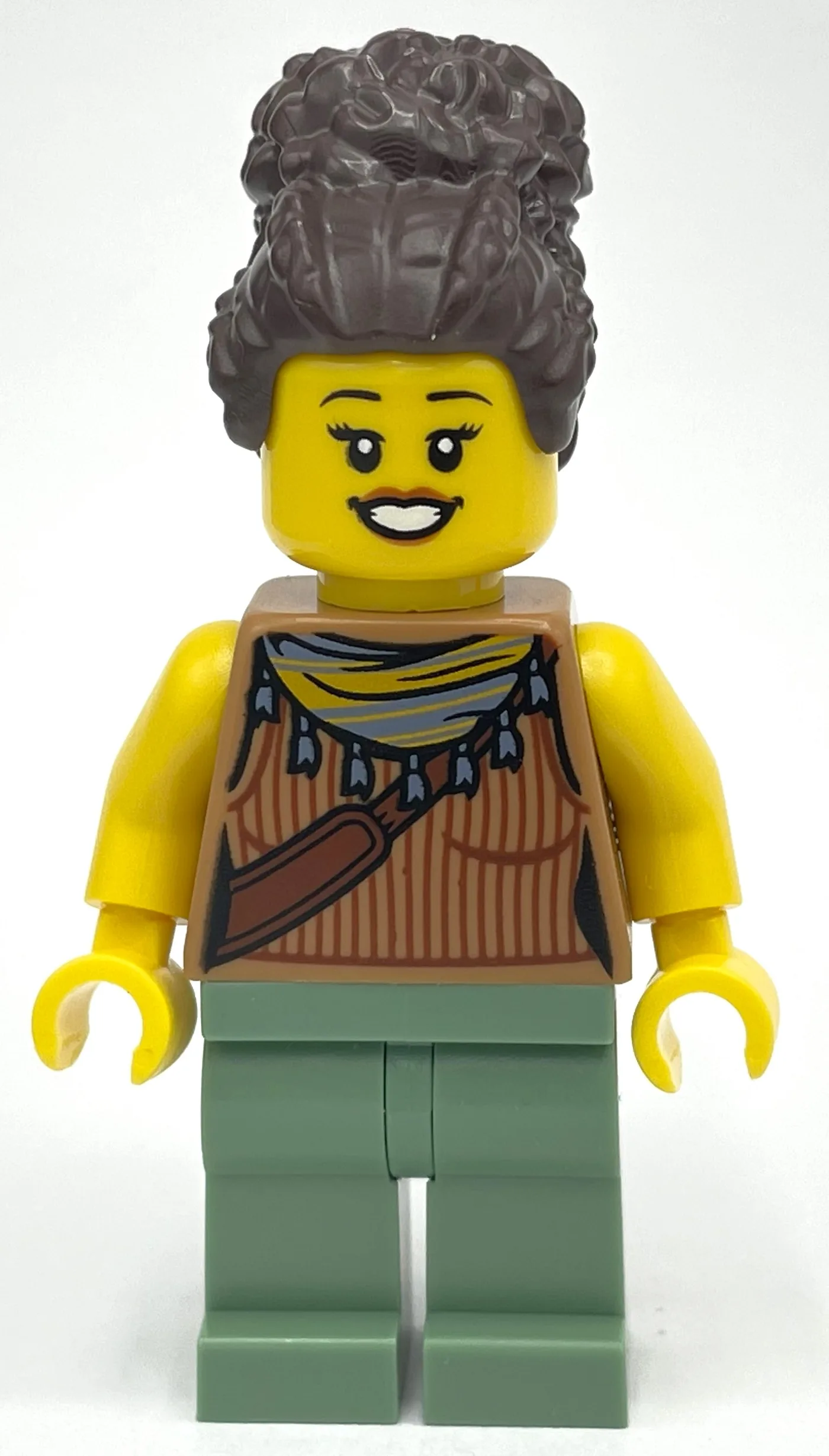 Medium Nougat Torso, Sand Green Legs, Dark Br… — minifigurine LEGO | Brick Broker
