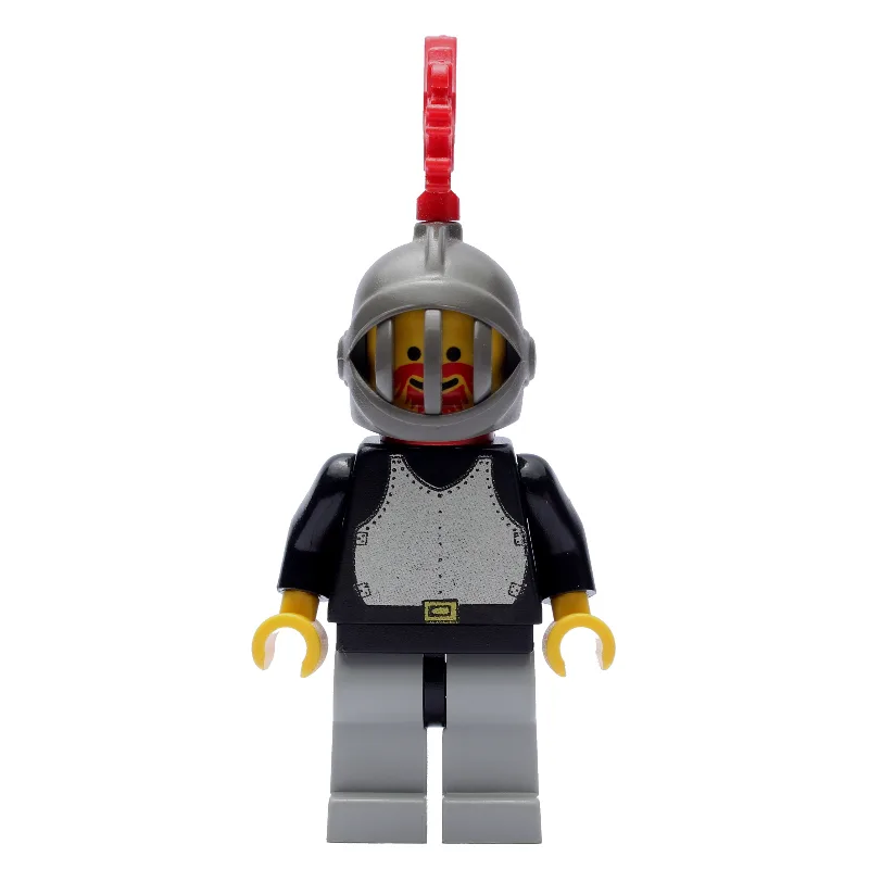 Knight (Breastplate on Black) - Light Gray Le… — minifigurine LEGO | Brick Broker