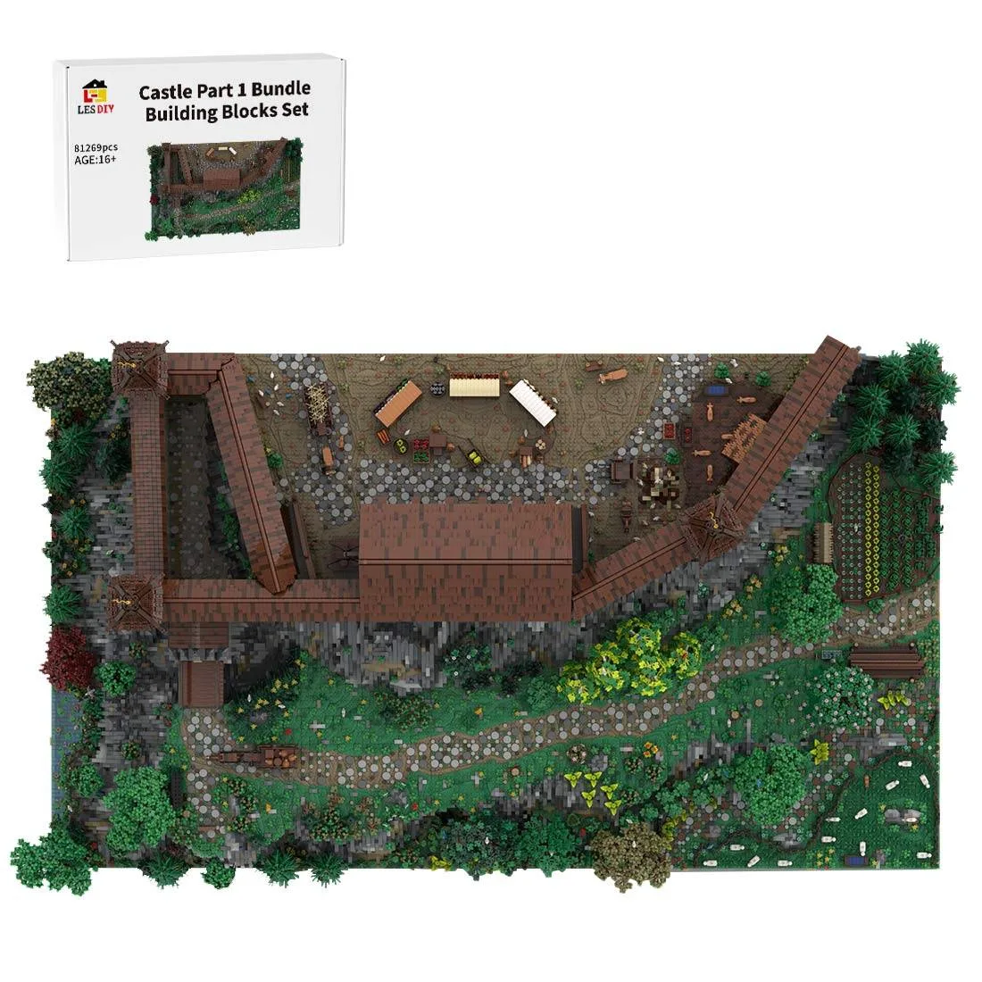 LesDiy Château Part 1 - Château Hohengeroldseck (LESDIY-3626212) - prix | Brick Broker