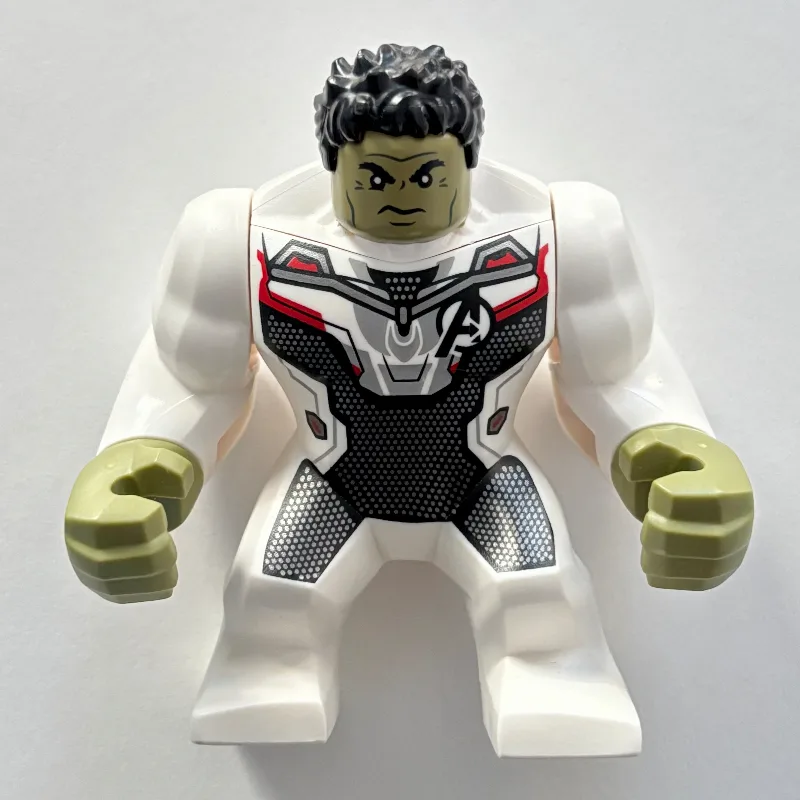 Hulk (Big Fig), White Jumpsuit with Avengers… — minifigurine LEGO | Brick Broker