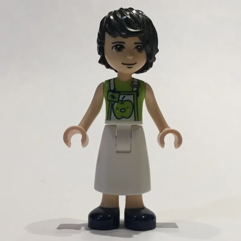 David - Lime Shirt, White Apron — dans quels sets LEGO ? (fig-002702) | Brick Broker