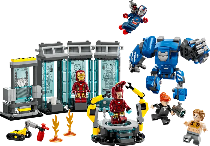 LEGO 76315 Le laboratoire d'Iron Man : Salle des Armures - prix | Brick Broker