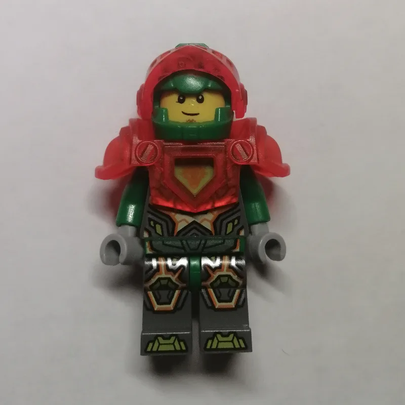 Aaron Fox with Trans-Neon Orange Armor and Vi… — minifigurine LEGO | Brick Broker