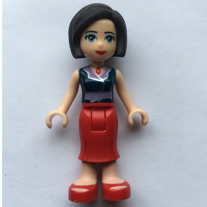 Anna - Dark Blue Vest, Red Dress — dans quels sets LEGO ? (fig-002337) | Brick Broker