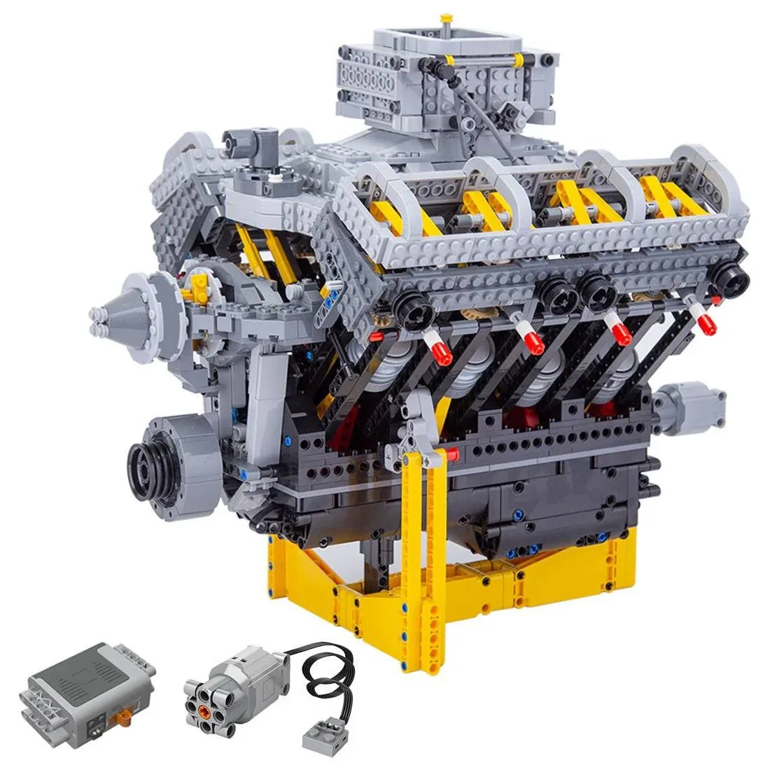 LesDiy Moteur V8 à double soupape - Le petit moteur (LESDIY-3550399) - prix | Brick Broker