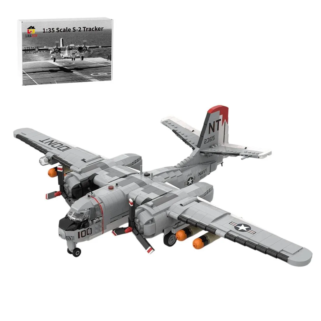 LesDiy Avion de chasse S-2 Tracker (LESDIY-3642803) - prix | Brick Broker
