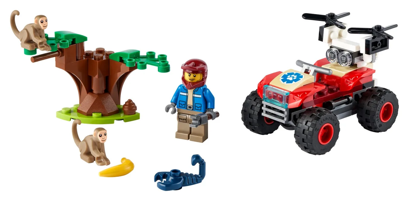 LEGO 60300 Quad de sauvetage de la faune - prix | Brick Broker