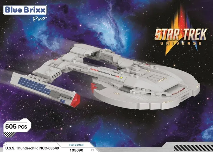 BlueBrixx STAR TREK USS Thunderchild NCC-63549 (BB-105690) - prix | Brick Broker