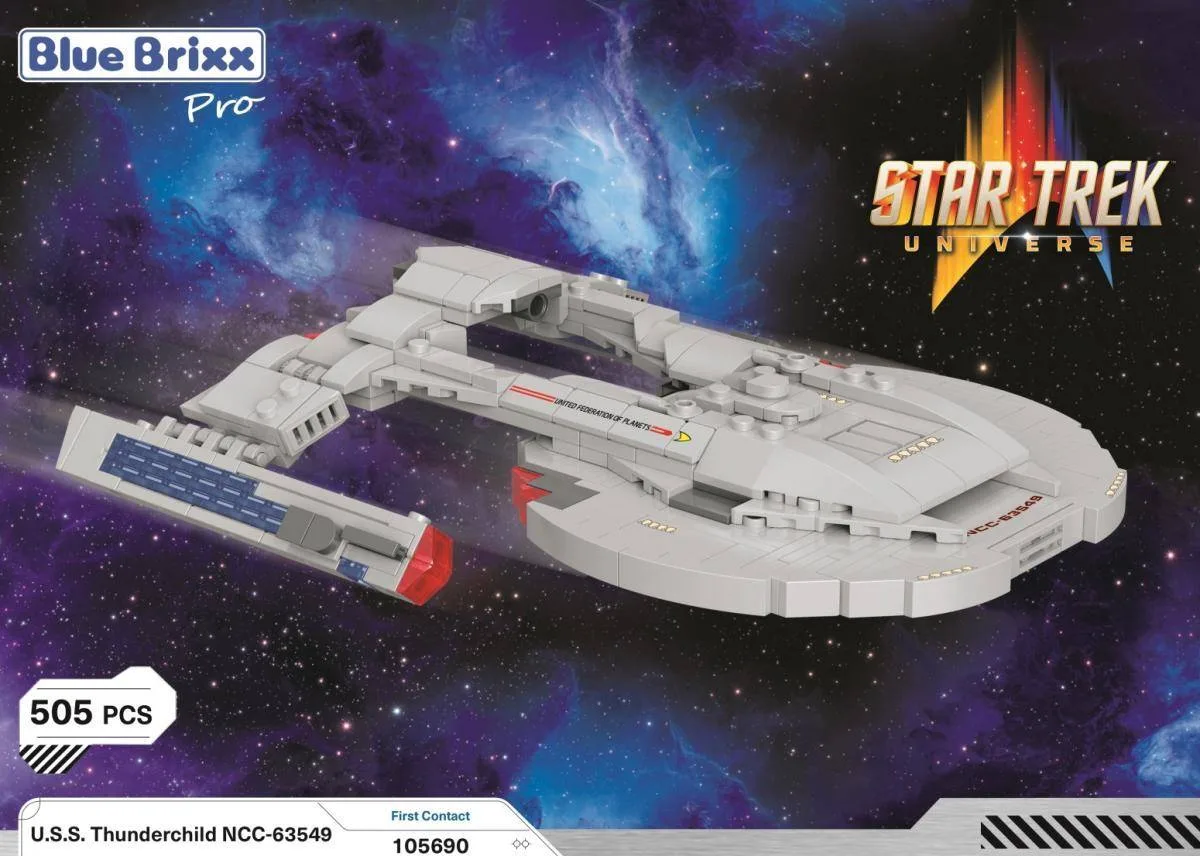 BlueBrixx STAR TREK USS Thunderchild NCC-63549 (BB-105690) - prix | Brick Broker