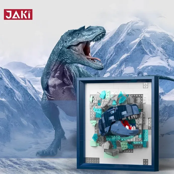 Jaki Peinture stéréoscopique de dinosaure Aventure des glaciers (JAK-JK5302) - prix | Brick Broker