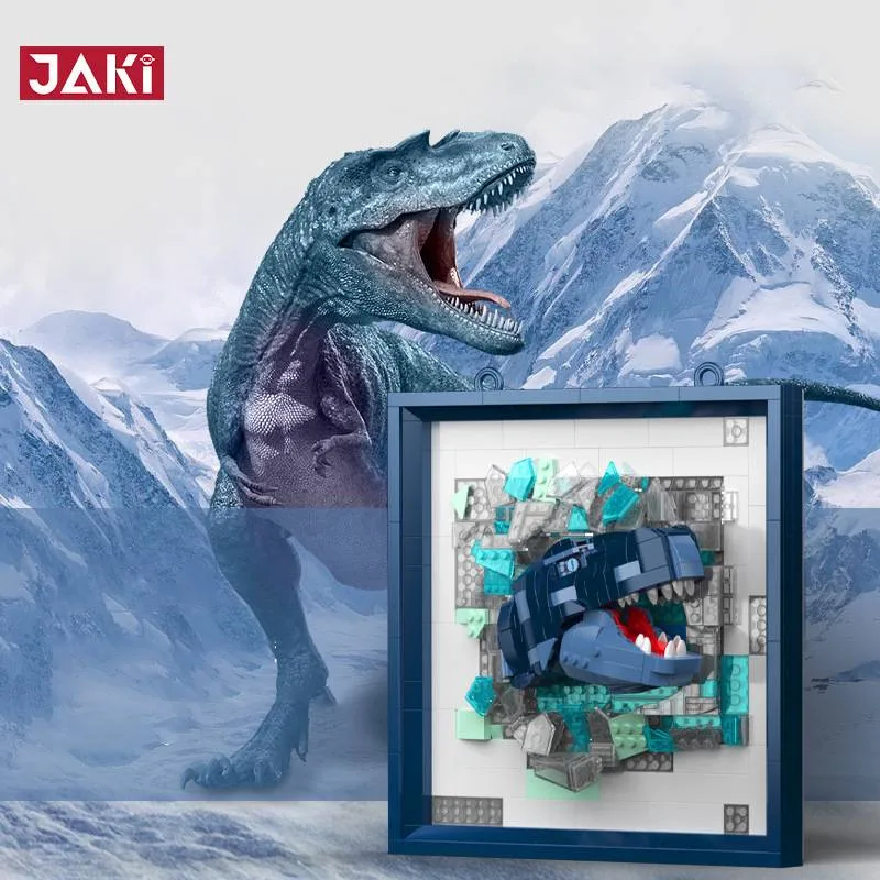 Jaki Peinture stéréoscopique de dinosaure Aventure des glaciers (JAK-JK5302) - prix | Brick Broker