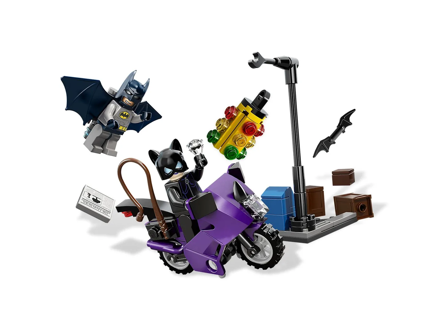 LEGO 6858 La Poursuite en Catcycle de Catwoman dans la Ville - prix | Brick Broker