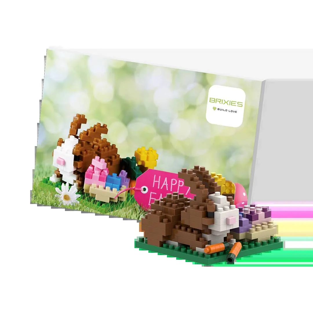 BRIXIES Carte postale de Pâques - Lapin (BRIXIES-220.028) - prix | Brick Broker
