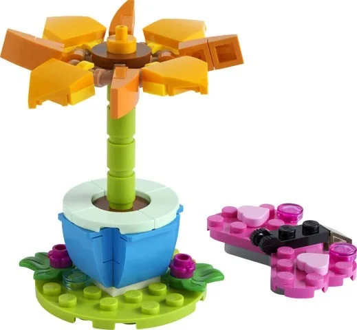 LEGO 30417 Fleur de jardin et papillon - prix | Brick Broker